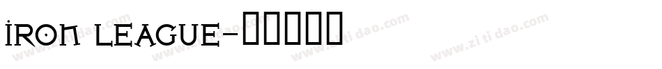 Iron League字体转换